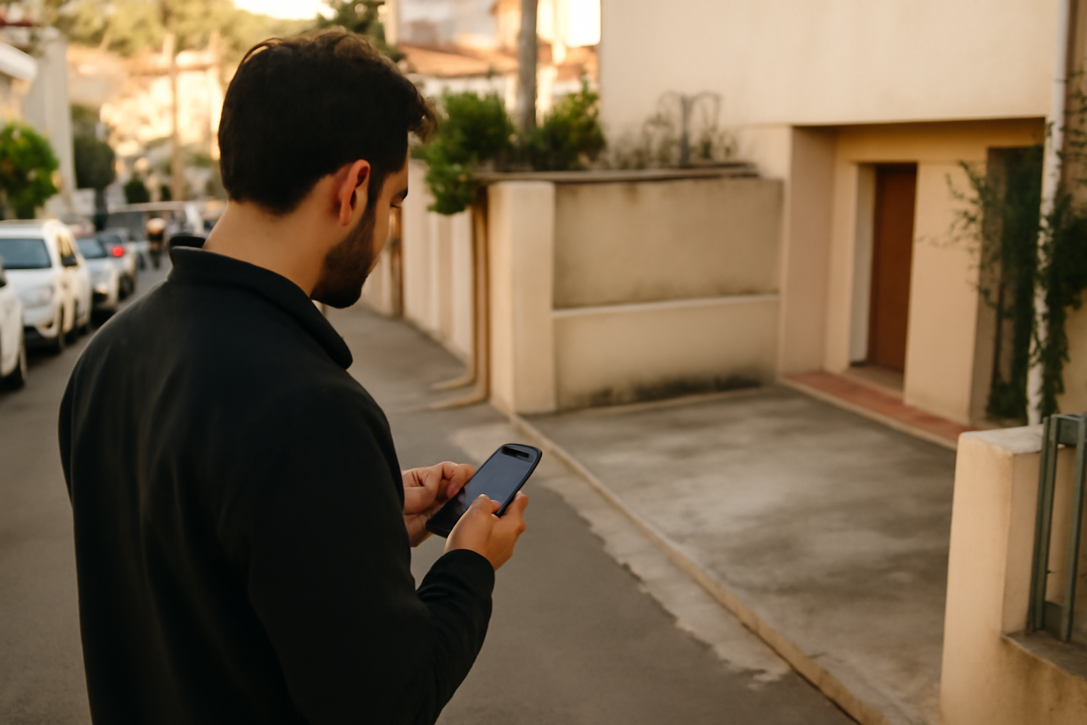 Stationnement et accès à une maison à Marseille : observation sur place avant de faire une offre