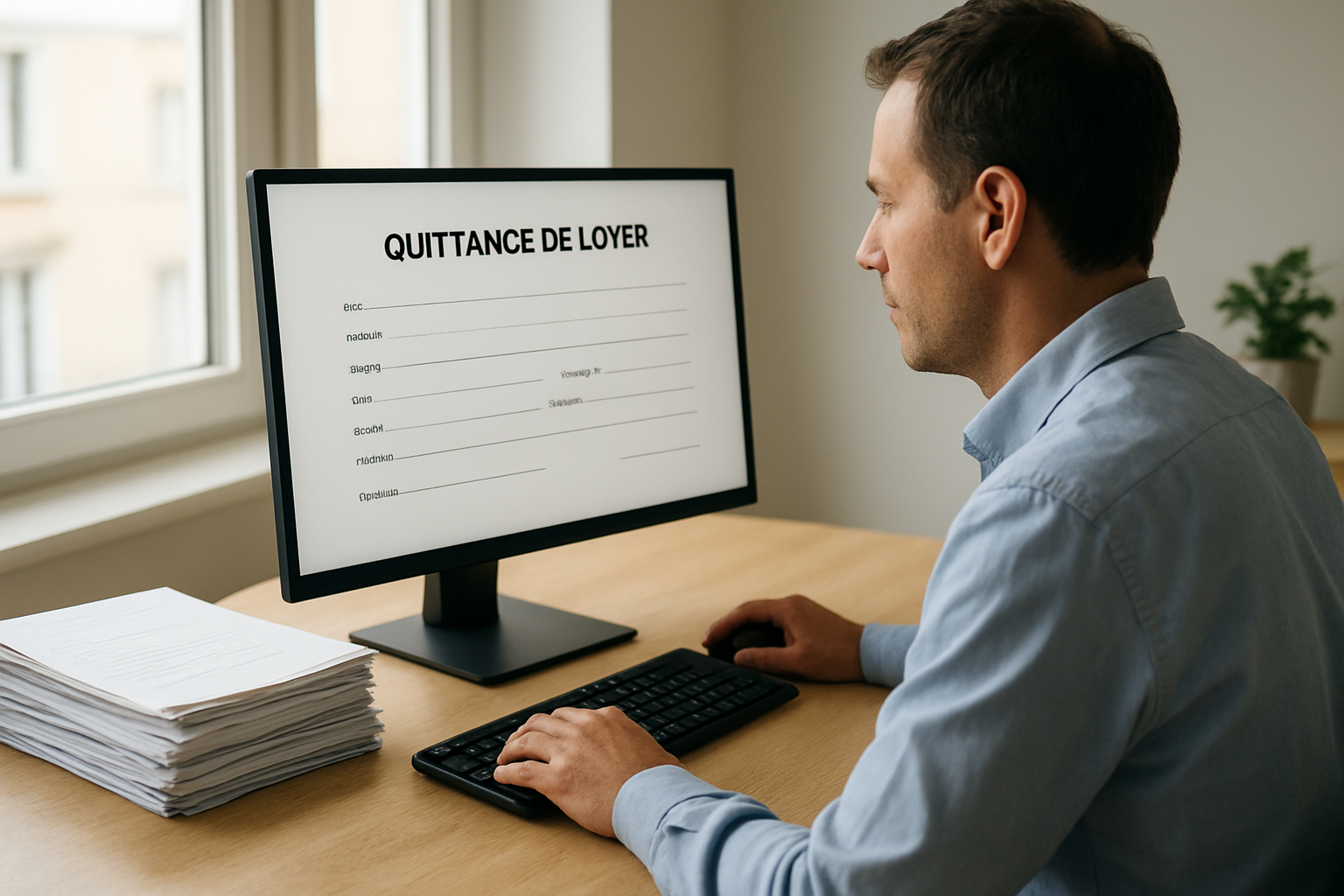 Quittance de loyer PDF gratuit : modèle